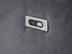 Elektrisk recliner hjørnesofa 5 personers ROKKE Mørkegrå med USB-port Venstrevendt
