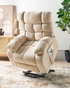 Elektrisk recliner stol ARES Inkl. fodstøtte Beige