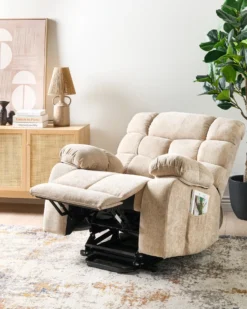 Elektrisk recliner stol ARES Inkl. fodstøtte Beige