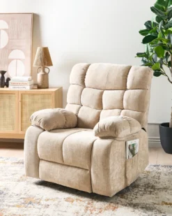 Elektrisk recliner stol ARES Inkl. fodstøtte Beige
