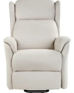 Elektrisk recliner stol ELEGY Inkl. fodstøtte Velour Lys Beige