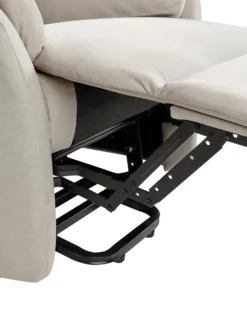 Elektrisk recliner stol ELEGY Inkl. fodstøtte Velour Lys Beige