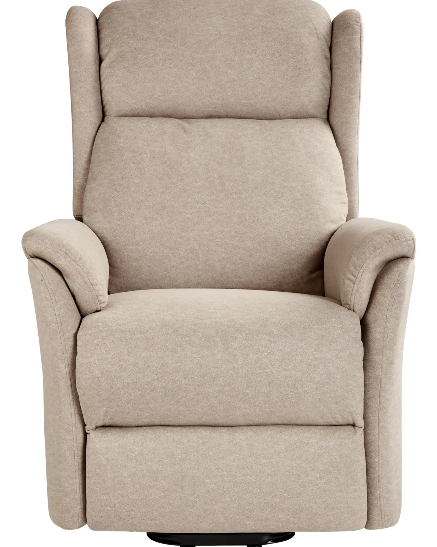 Elektrisk recliner stol ELEGY Inkl. fodstøtte Velour Brungrå