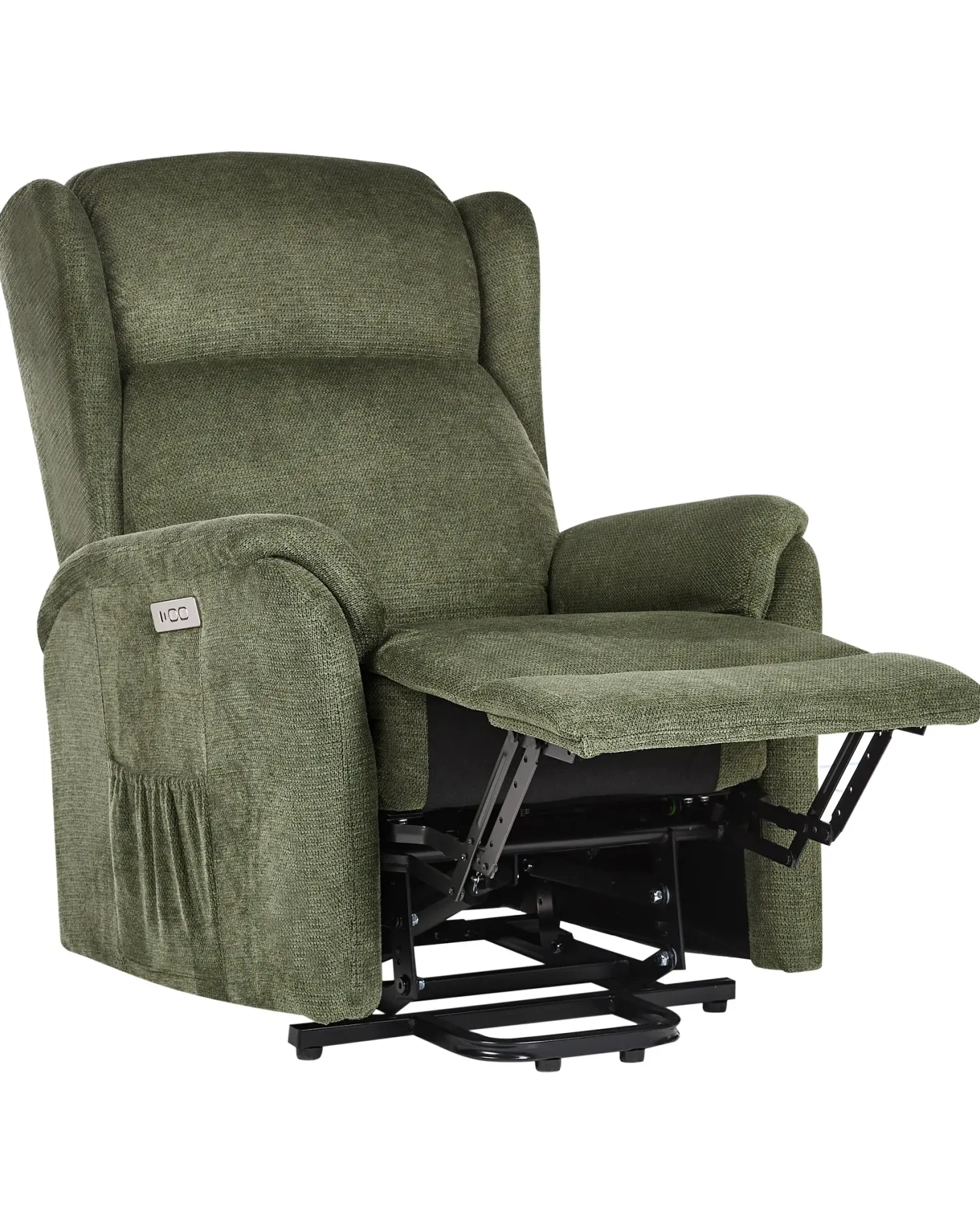 Elektrisk recliner stol ELEGY Inkl. fodstøtte Grøn