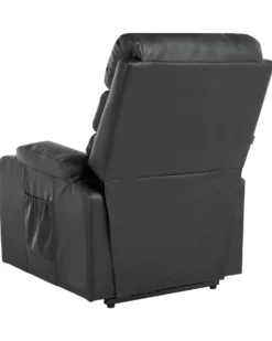 Elektrisk recliner stol ETER Kunstlæder Sort