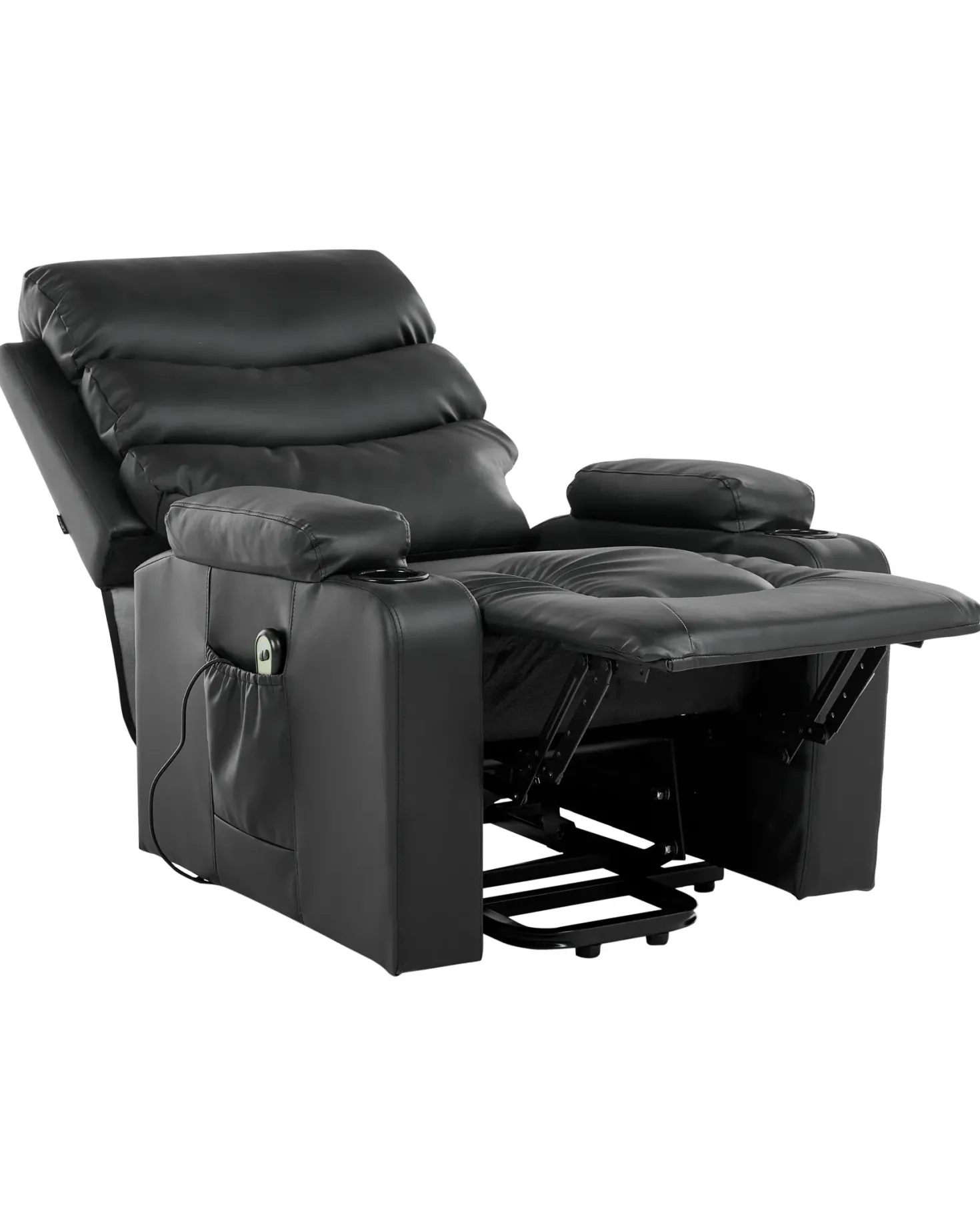 Elektrisk recliner stol ETER Kunstlæder Sort