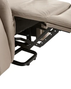 Elektrisk recliner stol GLORIE massagefunktion Brungrå