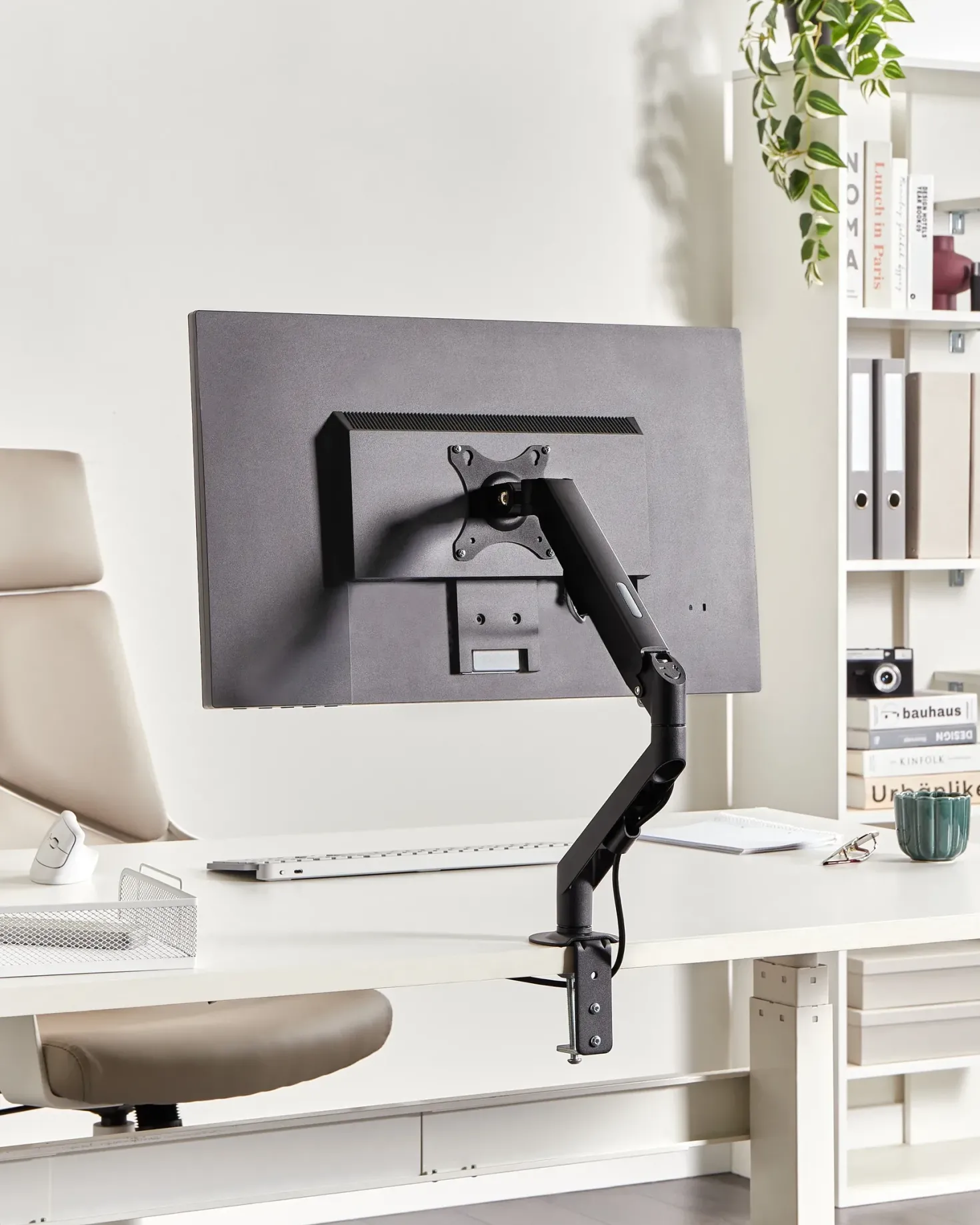 Enkelt monitorholder MARM Sort