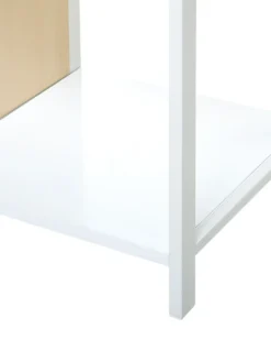 5-etagers reol BOGOTA 165 cm Hvid