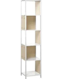 5-etagers reol BOGOTA 165 cm Hvid