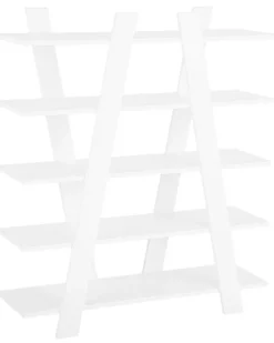 5-etagers reol ESCALANTE 116 cm Hvid
