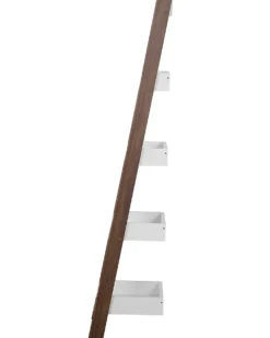 5-etagers reol MOBILE DUO 166 cm Brun/hvid