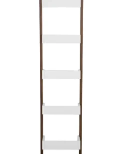5-etagers reol MOBILE DUO 166 cm Brun/hvid