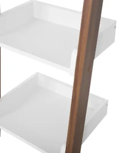 5-etagers reol MOBILE DUO 166 cm Brun/hvid