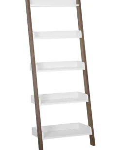 5-etagers reol MOBILE TRIO 164 cm Brun/hvid