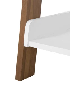 5-etagers reol MOBILE TRIO 164 cm Brun/hvid
