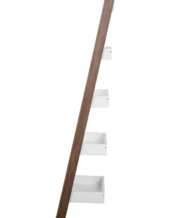 5-etagers reol MOBILE TRIO 164 cm Brun/hvid