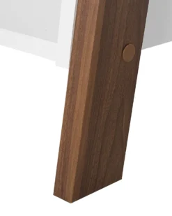 5-etagers reol MOBILE TRIO 164 cm Brun/hvid