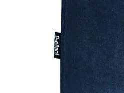 EVJA 4 personers Hjørnesofa modul Højrevendt Navy Blå Velour med fodskammel