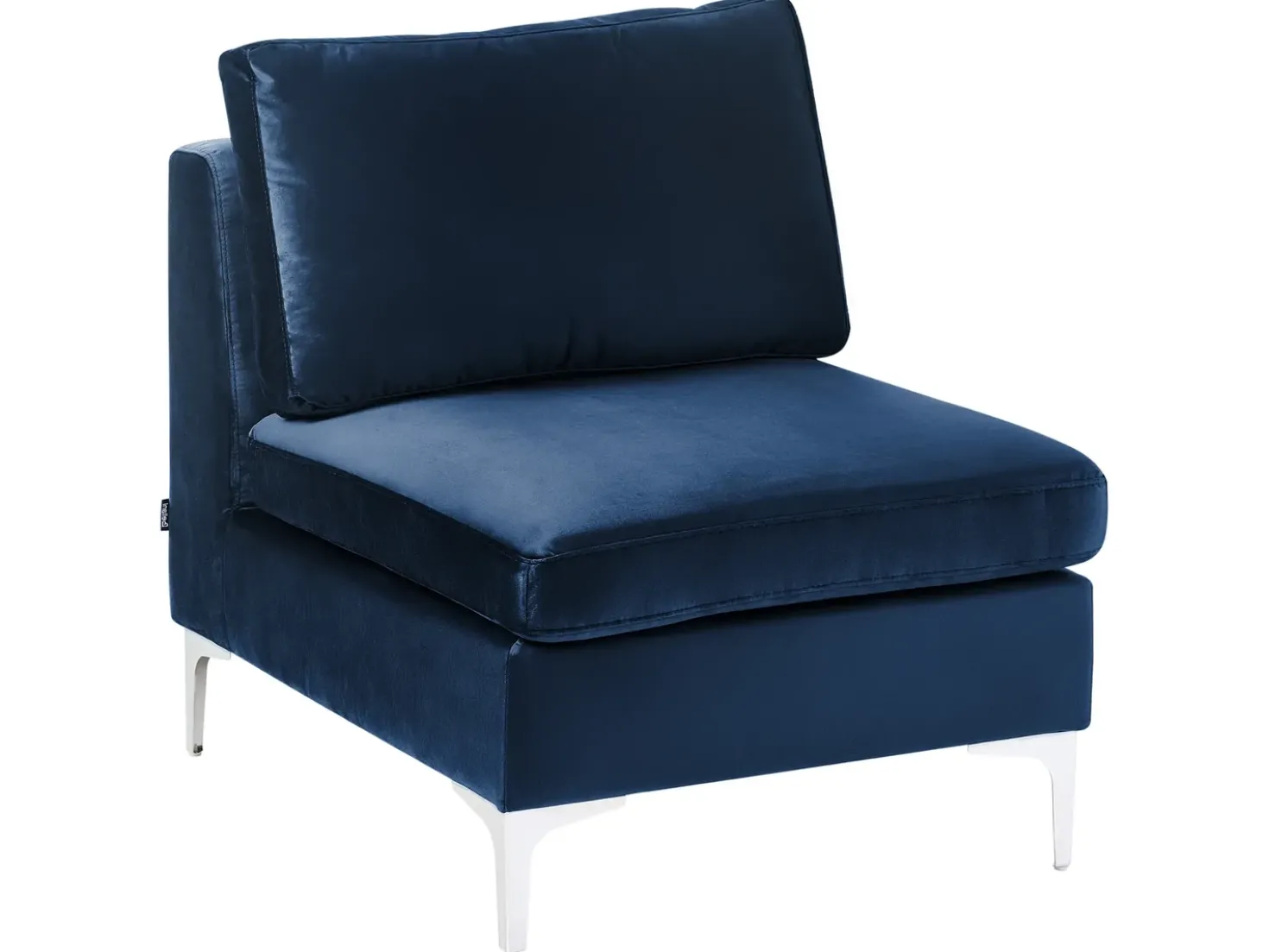 EVJA 4 personers Hjørnesofa modul Venstrevendt Navy Blå Velour