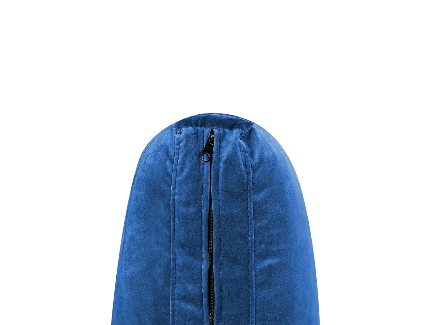 EVJA 6 personers U-formet modulsofa Navy Blå Velour med fodskammel