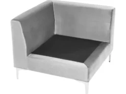 EVJA Hjørnemodul Grå Velour