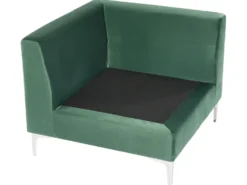 EVJA Hjørnemodul Grøn Velour