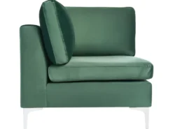 EVJA Hjørnemodul Grøn Velour