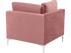 EVJA Hjørnemodul Lyserød Velour
