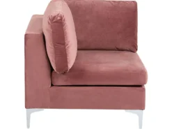EVJA Hjørnemodul Lyserød Velour