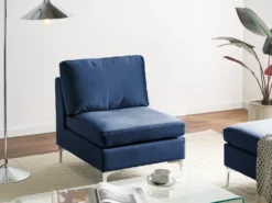 EVJA Stol Modul Navy Blå Velour