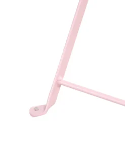 FIORI 4 personers Havemøbelsæt Pastellrosa Metal Foldbar