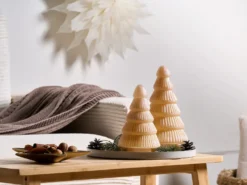 FLAREN Juletræ 20/25 cm Beige