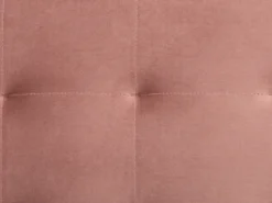 Fodskammel ABERDEEN Velour Lyserød
