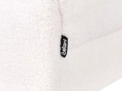 Fodskammel ALNES Boucle Hvid