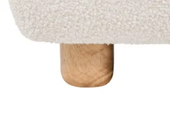 Fodskammel AMLI Boucle Cremehvid