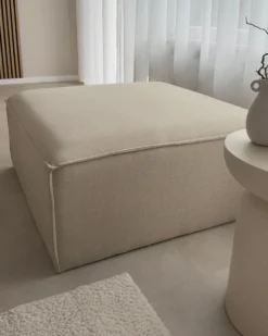 Fodskammel ARDAL Beige