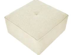 Fodskammel AXEBO Boucle Cremehvid