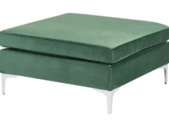 Fodskammel EVJA Velour Grøn
