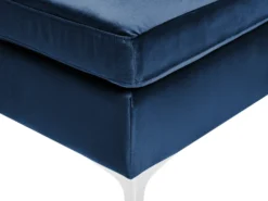 Fodskammel EVJA Velour Navy Blå