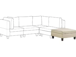 Fodskammel FEVIK Beige