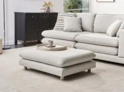 Fodskammel HEDEN Beige