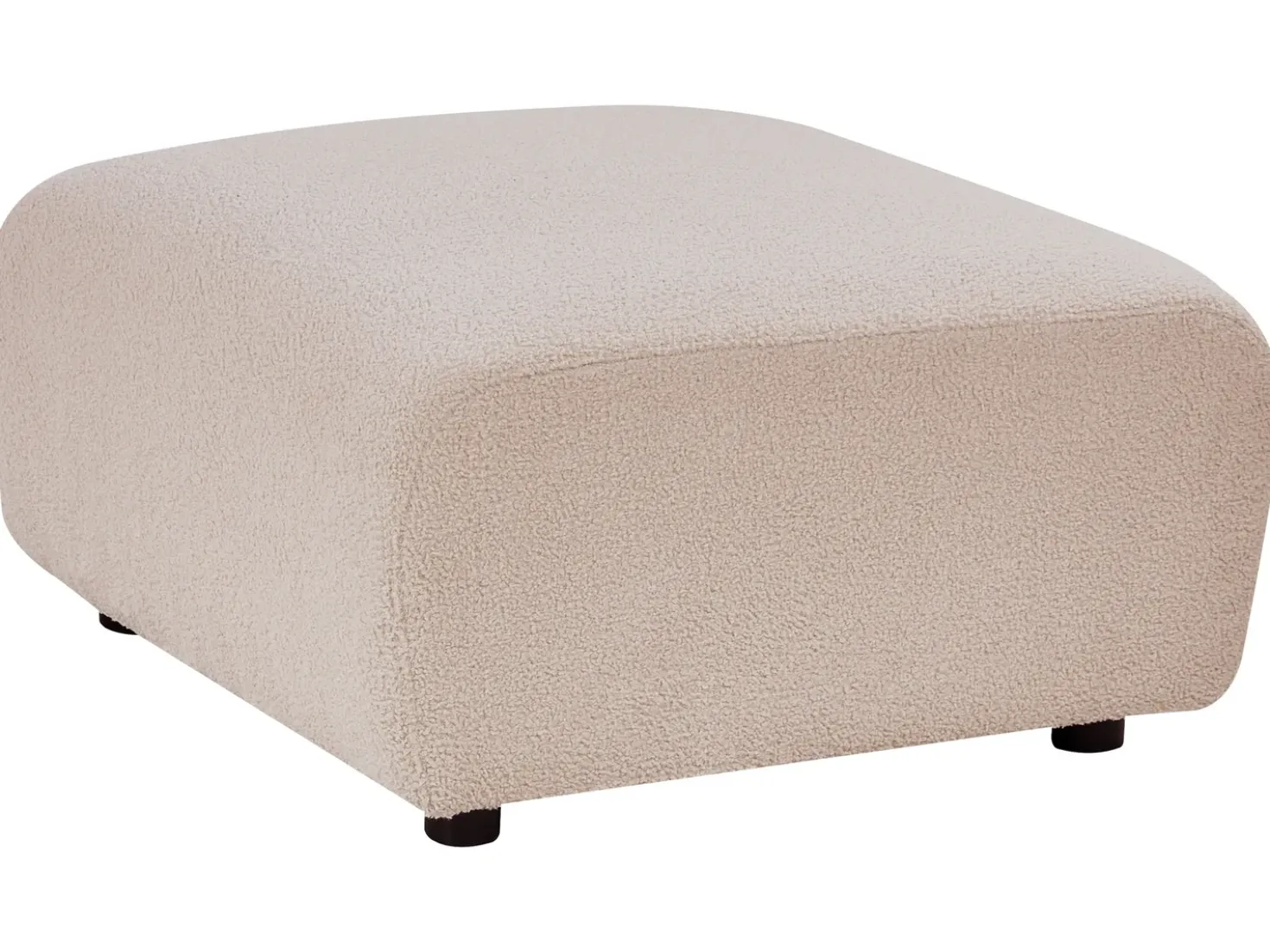 Fodskammel KIVVIK Boucle Beige