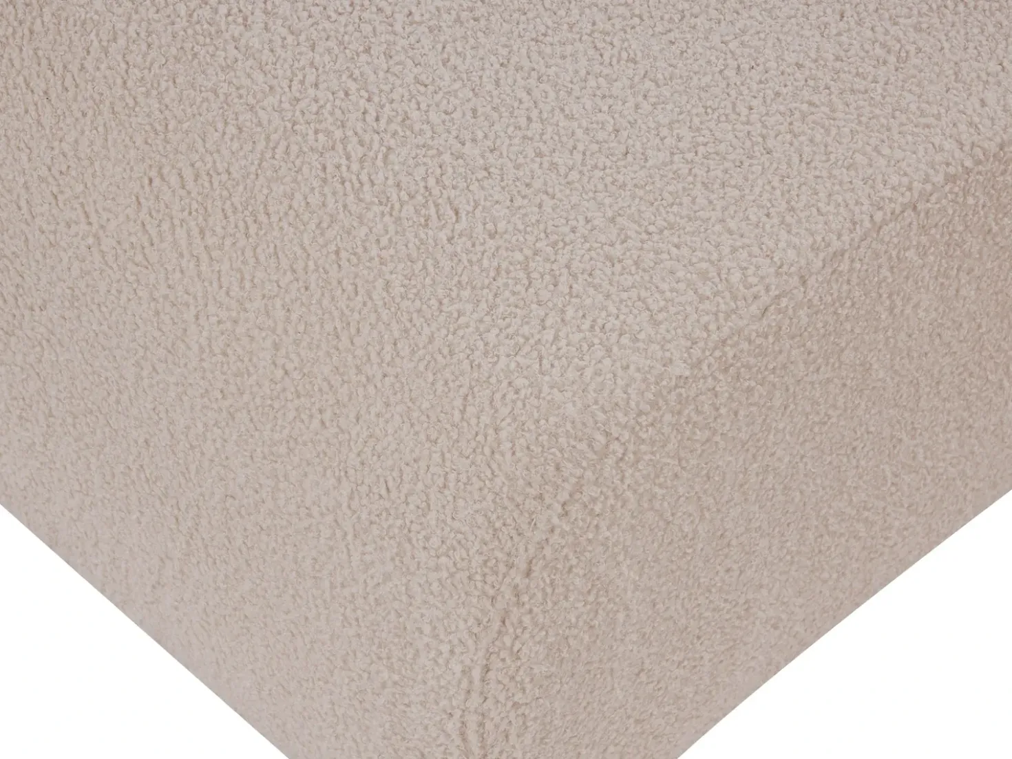 Fodskammel KIVVIK Boucle Beige