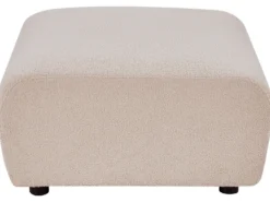 Fodskammel KIVVIK Boucle Beige