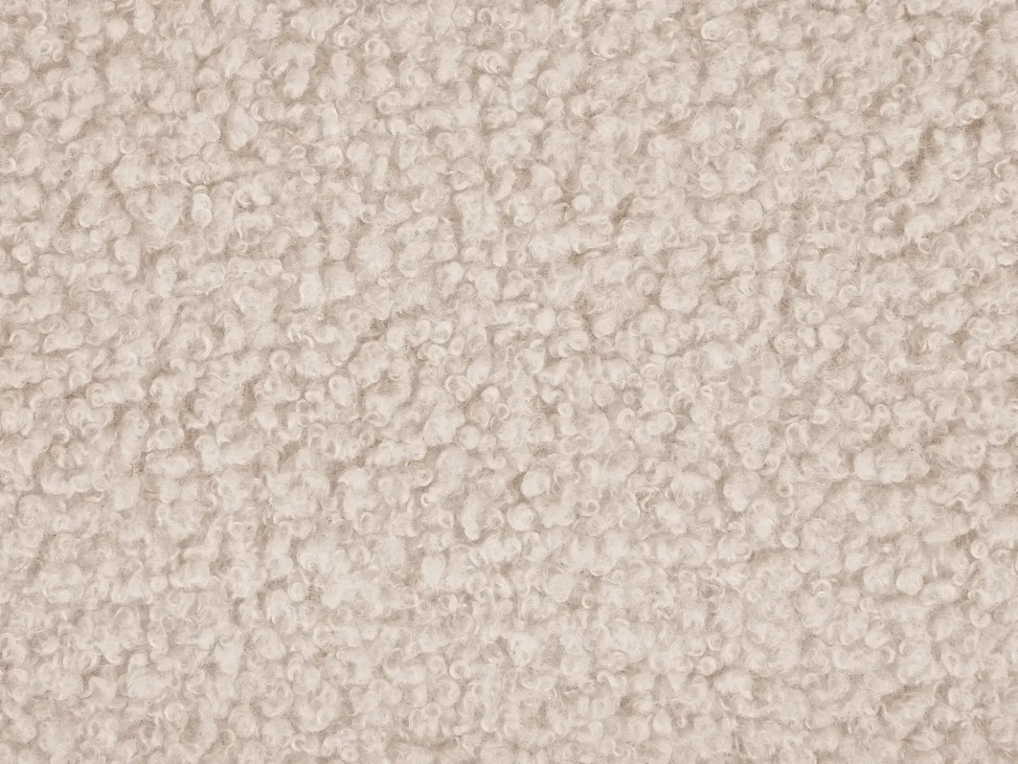 Fodskammel KIVVIK Boucle Beige