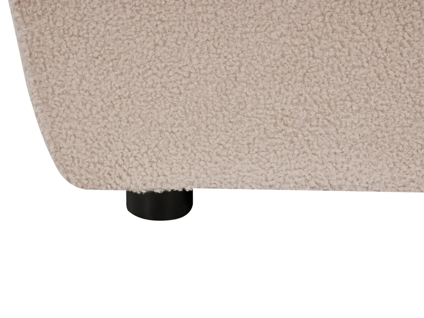 Fodskammel KIVVIK Boucle Beige