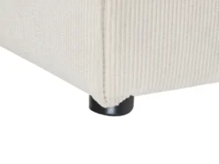 Fodskammel LEMVIG Fløjl Lys Beige