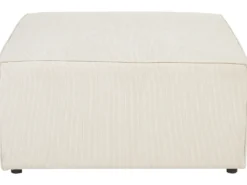 Fodskammel LEMVIG Fløjl Lys Beige