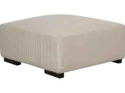 Fodskammel LUNGO Fløjl Beige